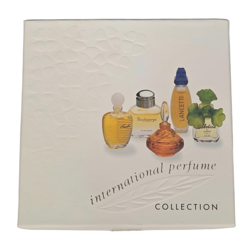 International Perfume Collection Mini Fragrance Set Burberry Balenciaga Vtg Rare - Picture 2 of 8